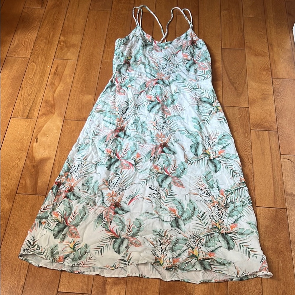 ETAM Green Tiered Ruffled Maxi Sundress